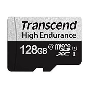 Transcend TS128GUSD350V 128GB | High Endurance microSDXC 350V geheugenkaart