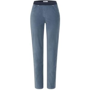 Raphalea by Brax Pamina Pull on, Soft Corduroy, Slim, Smoky Blue., 29W / 32L