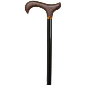 Aluminium - Béquille - Zwart - Verstelbaar van 76 tot 99 cm - Ergonomische Handgreep