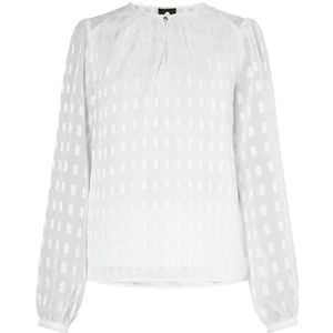 Drymaster Damesblouse met lange mouwen, wolwit, M