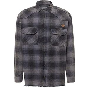 Mavi heren check shirt shirt, kobalt check, M
