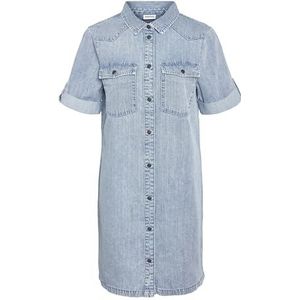 NMNEW Signe S/S Denim Dress WG003LB NOOS, blauw (light blue denim), L