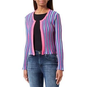 caspio Dames Cardigan 11026972-CA06, roze meerkleurig, S, roze, meerkleurig, S