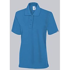 BP 1648 181 dames poloshirt van duurzaam gemengd weefsel lichtblauw, maat 2XL