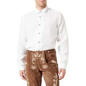 Bergfeuer Fernando overhemd voor heren, wit, standaard, wit, XL
