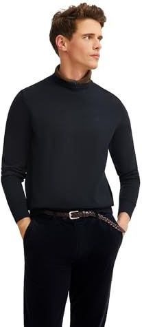 Bugatti - Herentrui - Ronde Hals - Kasjmier - Regular Fit