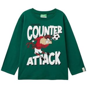 United Colors of Benetton T-shirt voor kinderen en jongeren, Groen, 1 jaar