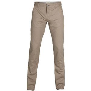 SELECTED HOMME jeans heren vrijetijdsbroek Three Parijs grijze chino pants Noos C - bruin - bruin (rij) - één maat (fabrikantmaat: Manufacturer size:36/34)
