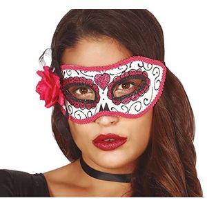 FIESTAS GUIRCA Roze slaapmasker Dia de los Muertos