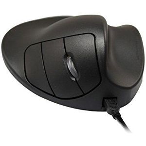 HIPPUS HandShoe Mouse rechts L draadloos | draadloze muis | ergonomisch ontwerp - preventie van muisarm/tennisarm (RSI syndroom) - bijzonder armvriendelijk | 2 toetsen
