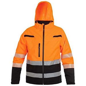 Hydrowear 021000OB-XS BOSTON Simply No Sweat Light High-Vis Parka, Hi-Vis Oranje/Zwart, Maat XS