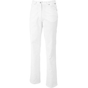 BP 1732 687 dames jeans gemengd weefsel met stretchcomfort wit, maat 29-32