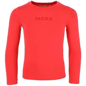 Mexx Girl's Logo T-shirt met lange mouwen, koraalrood, 158-164