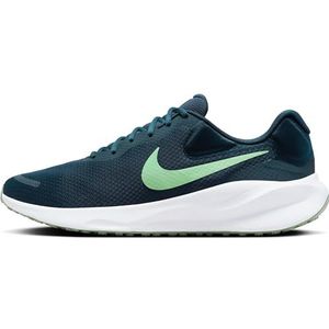 Nike Heren Revolution 7 hardloopschoen, Armory Navy/Vapor Green-Photon Dust, 46 EU, Armory Navy Vapor Green Photon Dust, 46 EU