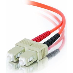 CABLESTOGO Cables to Go 85021 SC/SC Duplex 62,5/125 Multi-Mode glasvezel patchkabel (5 m) oranje