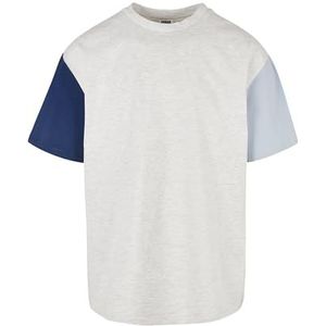 Urban Classics Men's Organic Oversized Colorblock Tee T-shirt, lichtgrijs, 3XL, lichtgrijs, 3XL