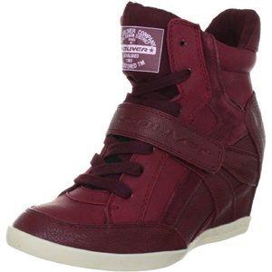 s.Oliver Casual 5-5-25131-39 dames fashion sneakers, Rood Bordeaux Comb 571, 38 EU