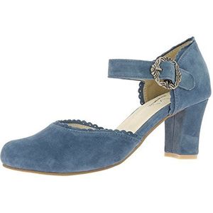 HIRSCHKOGEL Dames 3005715 Pumps, jeans, blauw, 42 EU