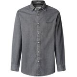 Pepe Jeans - Classic - Overhemd - Grijs - Lange Mouw