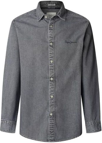 Pepe Jeans - Classic - Overhemd - Grijs - Lange Mouw