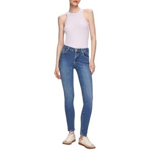 LTB - Jeans Dames Fallon 100 - Skinny - Blauw - Katoenmix - Mid Rise - 5-Pocket
