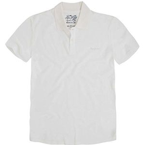 Pepe Jeans Heren Ernest New Polo Shirt - wit - XXL