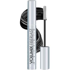 Eveline Cosmetics Volumix Fiberlast Mascara, Verlenging en krullen, 10 ml, zwart