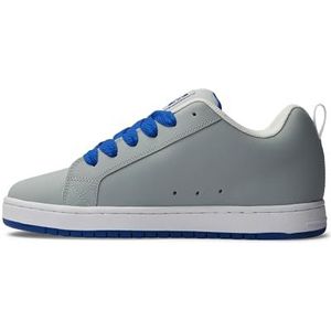 DC Shoes Court Graffik heren Sneaker, Grijs Blauw Wit, 53.5 EU