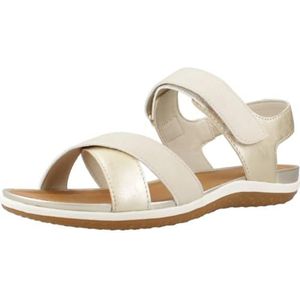 Geox D Vega B Sportsandalen voor dames, LT Taupe, 36 EU, Lt Taupe, 36 EU