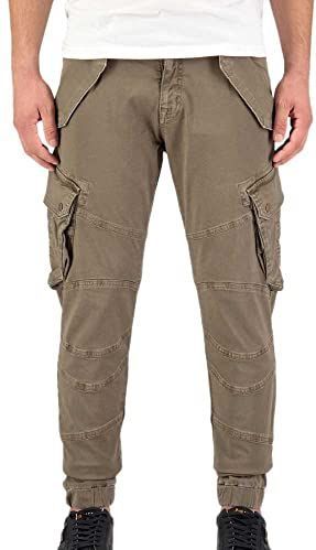 Cargobroek - Taupe - Katoen - Machinewas