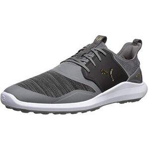 PUMA Ignite Nxt Lace golfschoen heren, Quiet Shade PUMA Team Gold PUMA Black, 40 EU