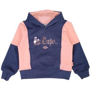 Lee Cooper, Capuchontrui, meisjes, marineblauw, maat 6A - LC12208 SW S1-6A, Blauw, 6 Jaren