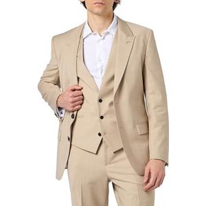 HUGO Henry/Getlin242v2x Suit, medium beige261, 102 heren, M Beige 261, 46 NL