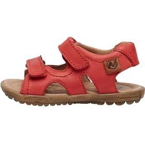 Naturino Unisex Baby Sky Open Toe Sandalen Kind, Rood, 33 EU