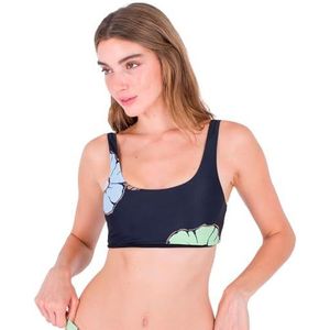 Hurley Big Bloom Singlet Top Zwart, Zwart, S