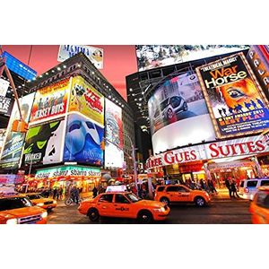 BEELD BEHANG PAPERMOON, Times Square, VLIES Fotobehang, digitale druk, inkt. Klester, verschillende maten
