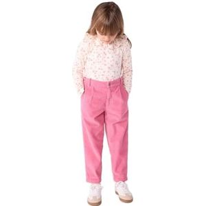 Petit Bateau Kinderbroek van effen fluweel, Boudoir, 5 Jaren