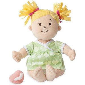 Manhattan Toy Baby Stella Blondes zachte eerste babypop voor leeftijd vanaf 1 jaar, 38,1 cm