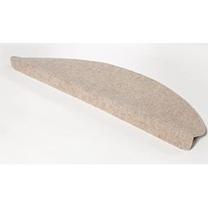 andiamo Trapmat, zelfklevend, onderhoudsvriendelijk, verschillende kleuren, set van 15 stuks, kleur: beige, afmetingen: 23 x 65 cm