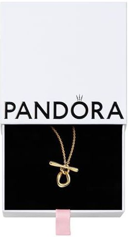 Pandora - T-bar Ketting - Goud - 14k Verguld Metaal
