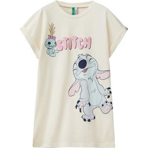 United Colors of Benetton Nachthemd voor meisjes en meisjes, Wit, M