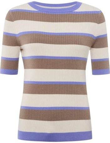 Brax - Style.Lynn - Pullover - Violet Storm - 85% Merino Wol en Viscose