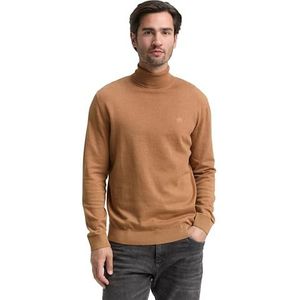 TOM TAILOR - Trui - Lichtbruin - Knitwear - Col
