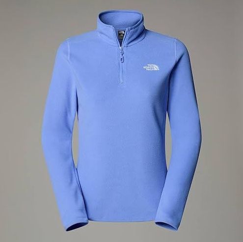The North Face 100 Glacier Half Zip Fleece Trui voor dames Virtual Blue M