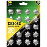 GP Lithium Knoopcel Batterij - CR2032 - 3V - 20 stuks