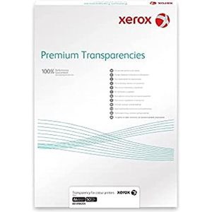 Xerox 003R98203 Premium universele overheadfolie verpakking, met 100 vellen in DIN A3 voor laser- en kleurenlaser, helder