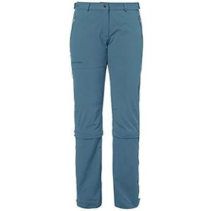 VAUDE Dames Farley Stretch Capri T-zip II broek