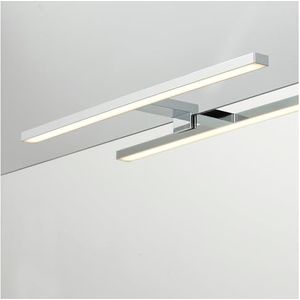 Loevschall Spiegellamp | badkamerlamp spiegellamp 50 cm | spiegellampen voor de badkamer in chroom | LED spiegellamp badkamer | spiegellamp met schakelaar