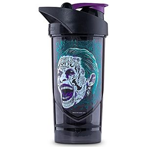 Shieldmixer Hero Pro Classic Shaker Joker - BPA-vrij - Gym Accessoires - Eiwitshaker - Fitness Drinkfles - Zwart - 700ml