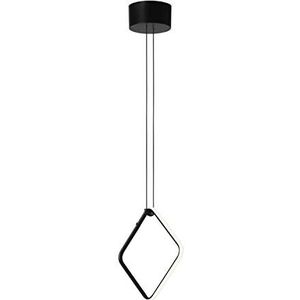 Arrangements F0410030 Hanglamp, klein, vierkant, 20 W, 30,2 x 3 x 30,2 cm, zwart